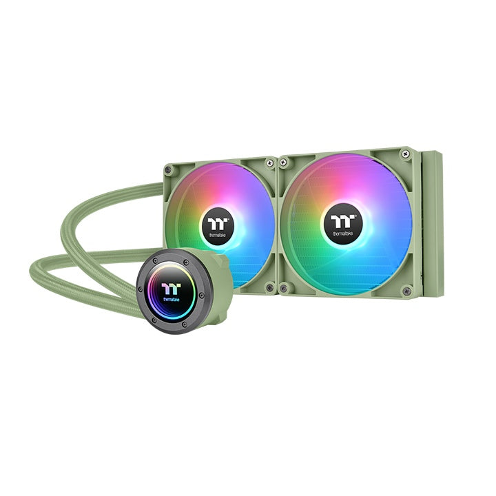 Thermaltake  TH280 V2 ARGB Sync All-In-One Liquid Cooler - Matcha Green Edition CL-W375-PL14MG-A