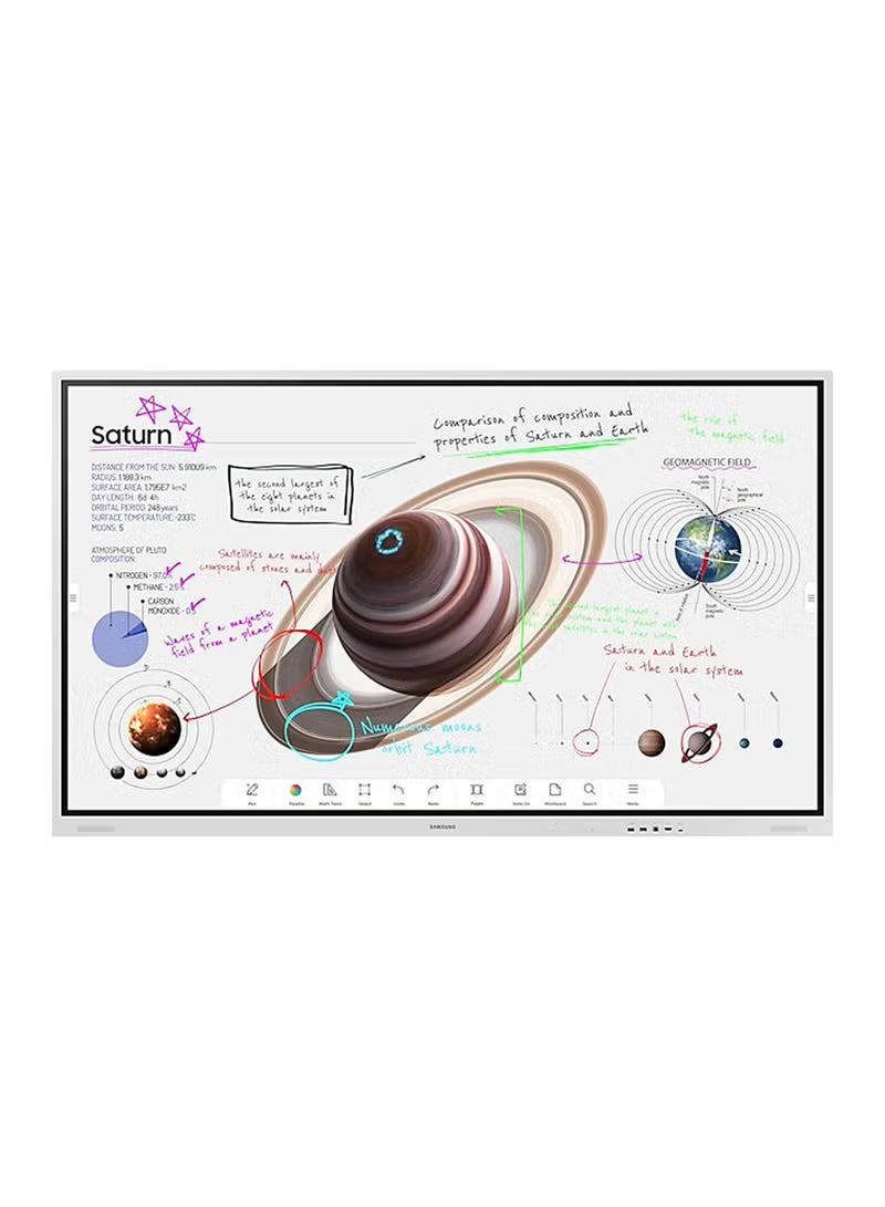 Samsung Flip Pro WM85B 85-Inch 4K UHD Interactive Display – Infrared Multi-Touch  LH85WMBWLGCXUE