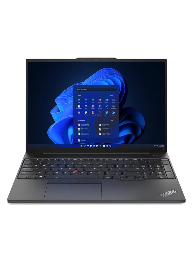 ThinkPad E16 Gen 2  Core™ Ultra 5 125U 8GB SO-DIMM DDR5 512GB SSD M.2 2242 DOS 16" WUXGA (1920x1200) IPS FPR ENG BLACK BACKLITE